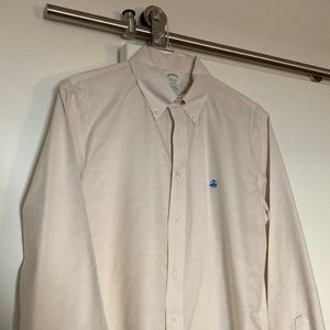 Brooks Brothers Sport Shirt L Light Yellow